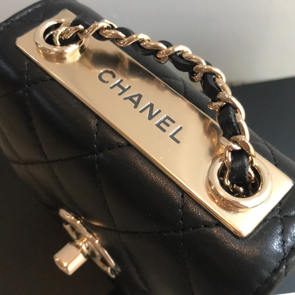 ✨BRAND NAME✨💯AUTHENTIC CHANEL TRENDY CC W CHAIN - Picture 4 of 8